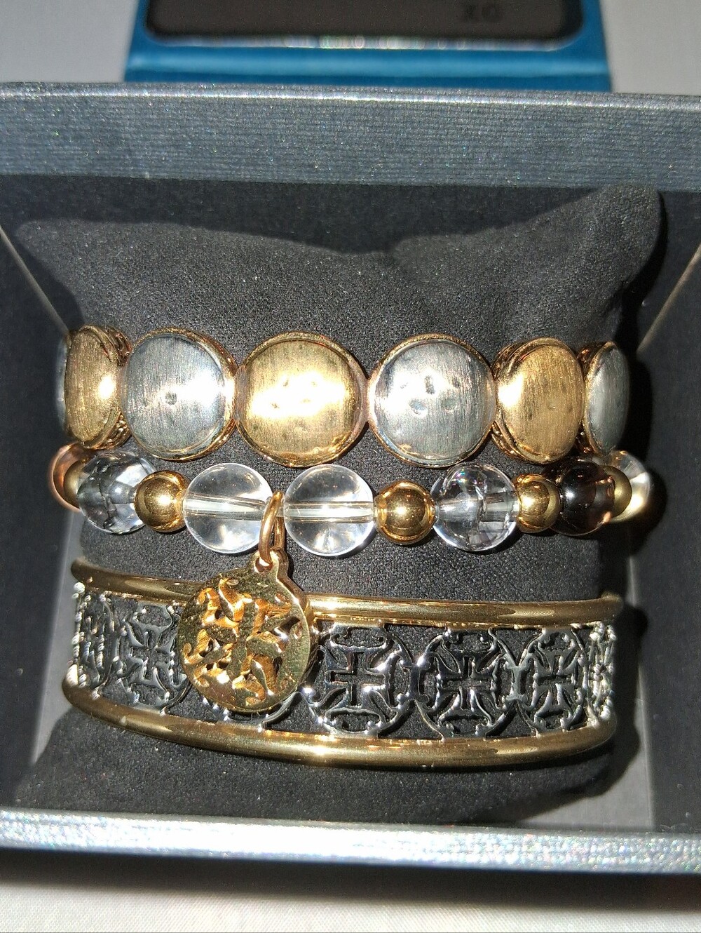 Rustic Cuff 3 Piece Bracelet Set